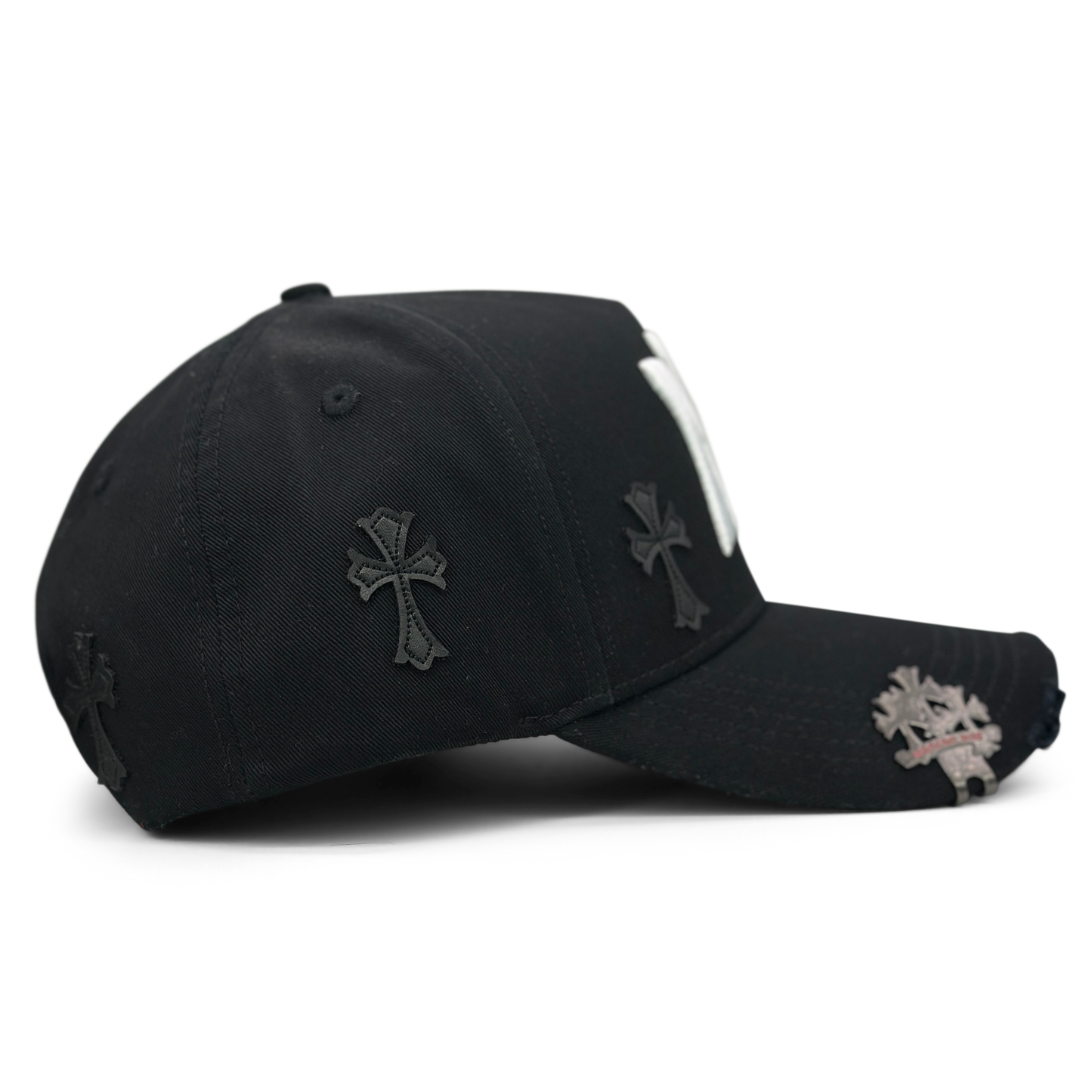 NY "CHROME DISTRESSED" SNAPBACK