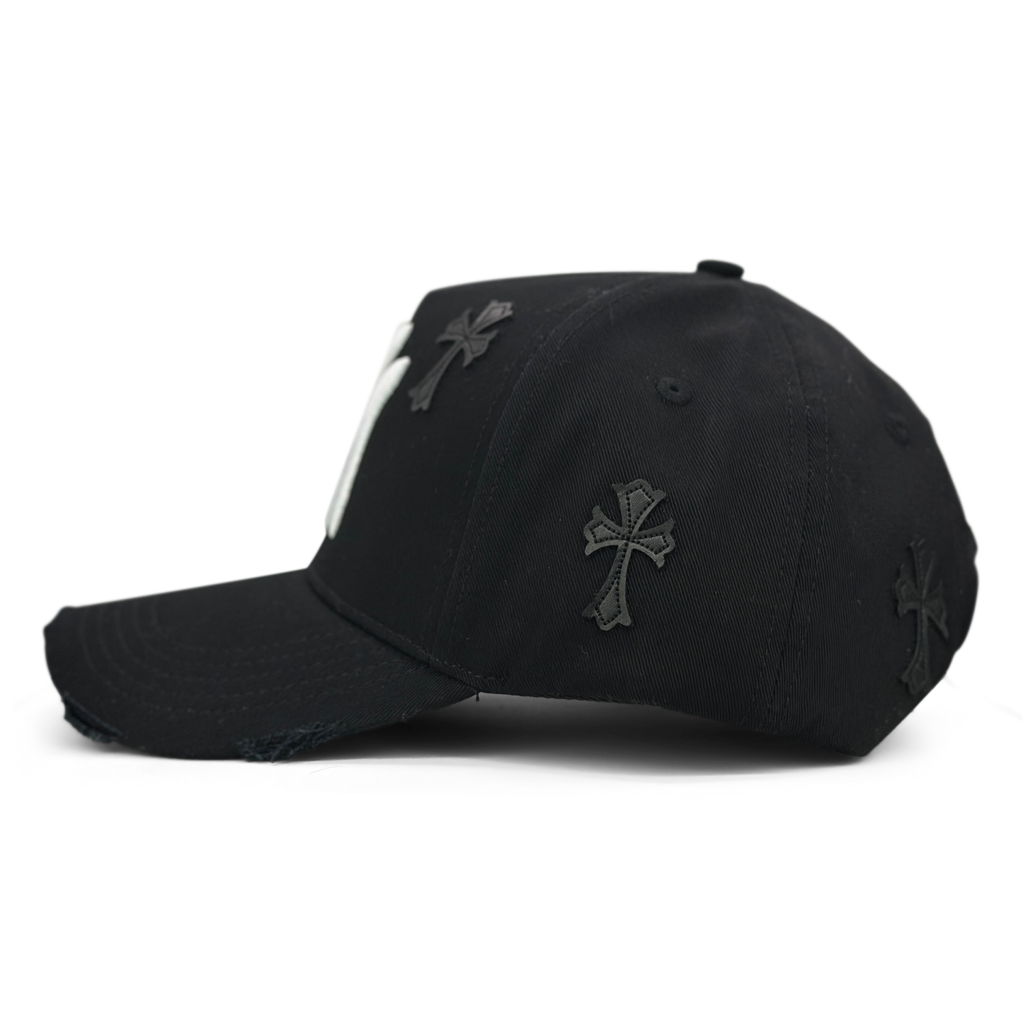 NY "CHROME DISTRESSED" SNAPBACK