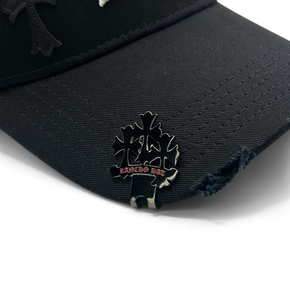 NY "CHROME DISTRESSED" SNAPBACK
